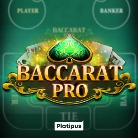 Table Games logo of Baccarat PRO from Platipus at ToonieBet Casino