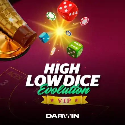 Try High Low Dice Evolution VIP slot by Darwin Gaming on tooniebetontario.com – logo image