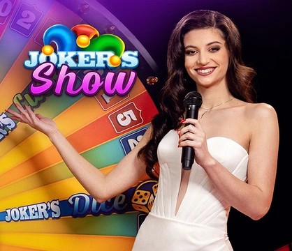 Live Dealer logo of Joker’s Show from Skywind Group at ToonieBet Casino