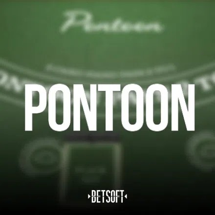 Pontoon online game logo by Betsoft Gaming on tooniebetontario.com