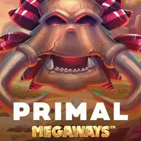 Official Megaways logo: Primal Megaways by Blueprint Gaming at ToonieBet Casino