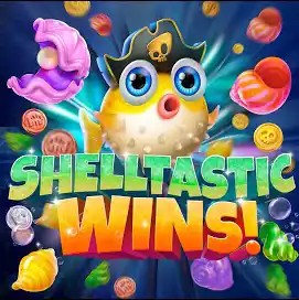 Shelltastic Wins logo by Jili Games ToonieBet Casino